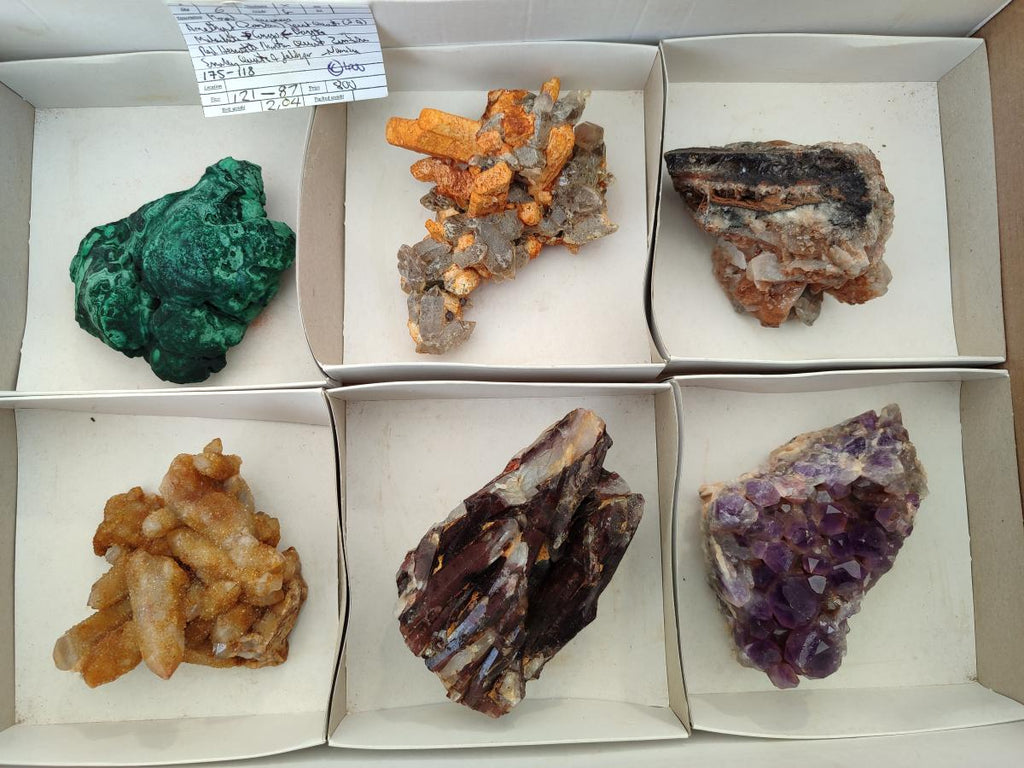 Natural Mix Of Multi Mineral Specimens x 6 From Southern Africa