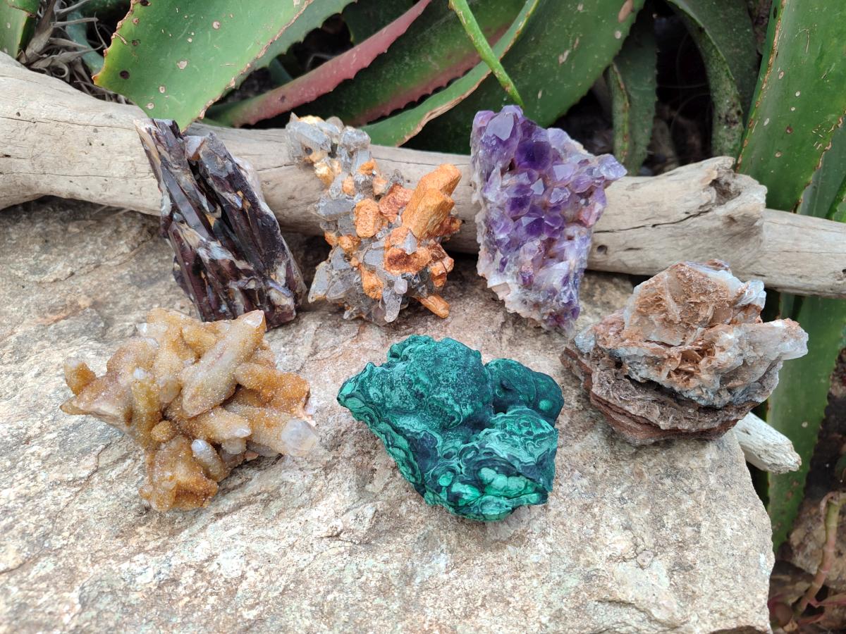 Natural Mix Of Multi Mineral Specimens x 6 From Southern Africa