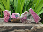 Natural Salrose Cobaltion Dolomite Specimens x 4 From Kakanda, Congo