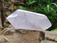 Polished Double Terminated Rose Quartz Crystals x 6 From Madagascar