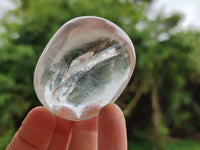 Polished Clear Quartz Crystal Galets x 18 From Madagascar