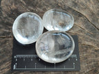 Polished Clear Quartz Crystal Galets x 18 From Madagascar