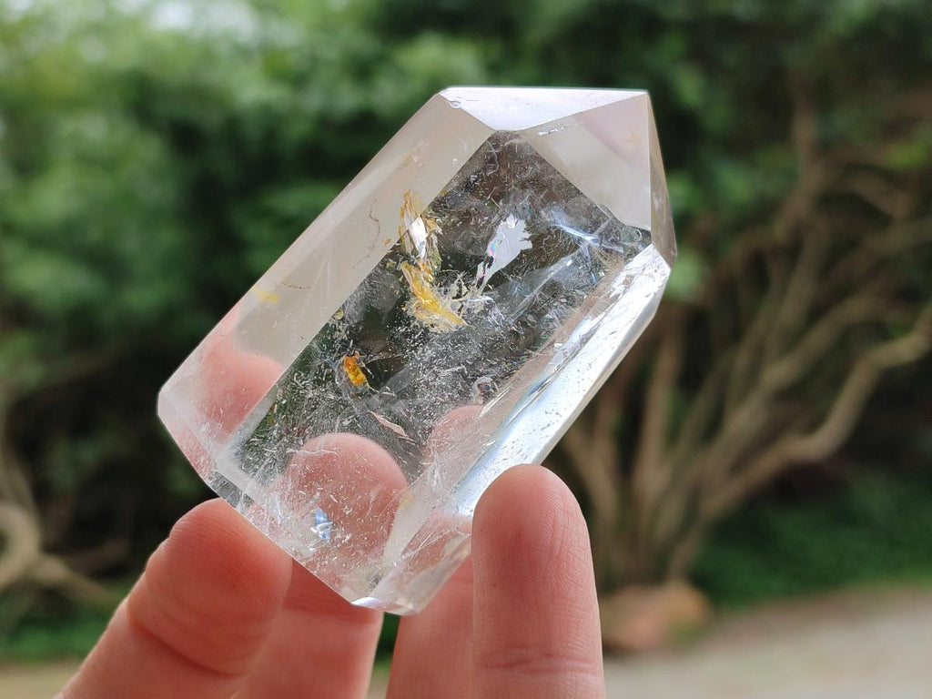 Polished Clear Quartz Crystals x 6 From Madagascar