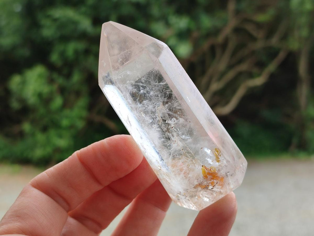 Polished Clear Quartz Crystals x 6 From Madagascar