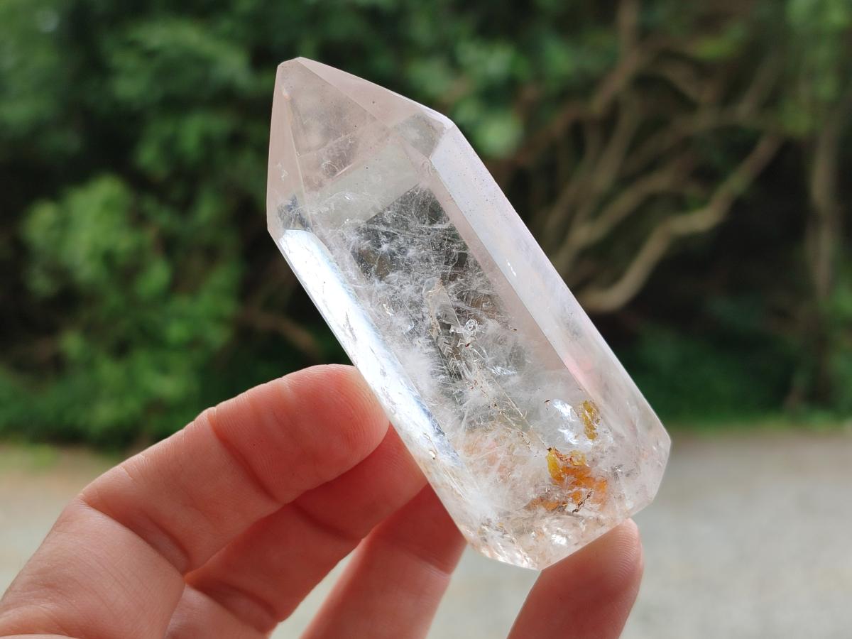 Polished Clear Quartz Crystals x 6 From Madagascar