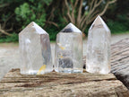 Polished Clear Quartz Crystals x 6 From Madagascar