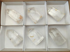 Polished Clear Quartz Crystals x 6 From Madagascar