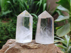 Polished Clear Quartz Crystals x 6 From Madagascar