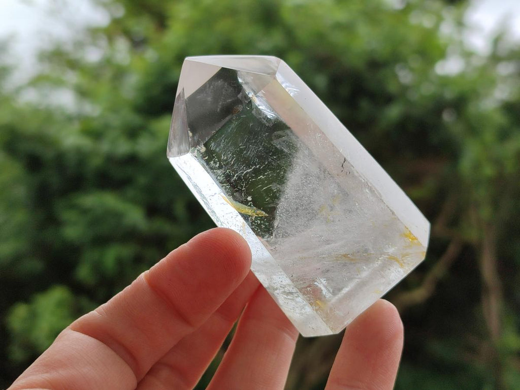 Polished Clear Quartz Crystals x 6 From Madagascar