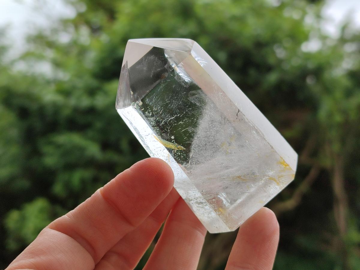 Polished Clear Quartz Crystals x 6 From Madagascar
