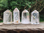 Polished Clear Quartz Crystals x 6 From Madagascar
