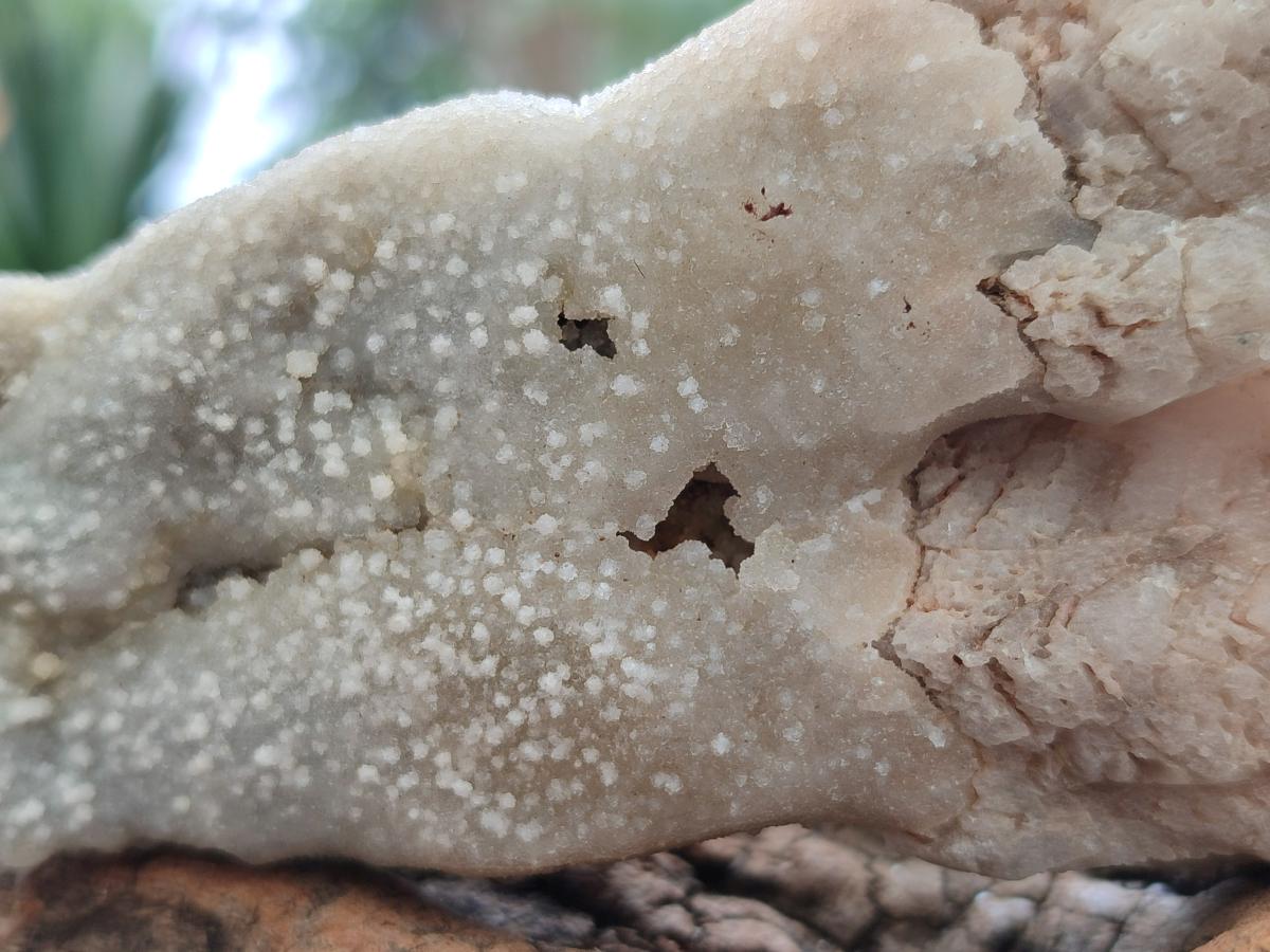Natural Drusy Quartz Coated Spearhead Calcite Specimens x 4 From Albert's Mountain, Lesotho