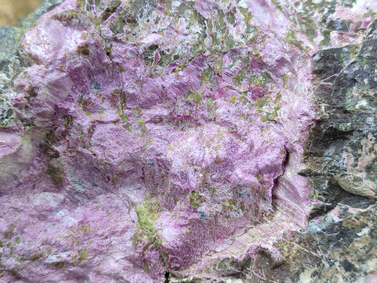 Natural Stichtite Cobbed Specimens x 2 From Barberton, South Africa