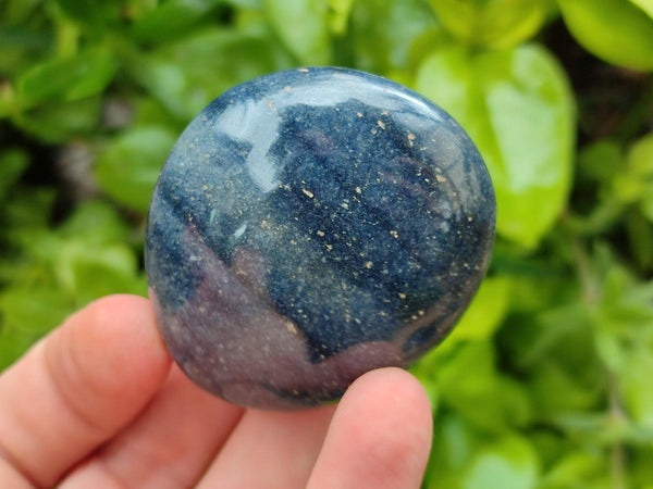 Polished Lazulite Galets x 12 From Madagascar