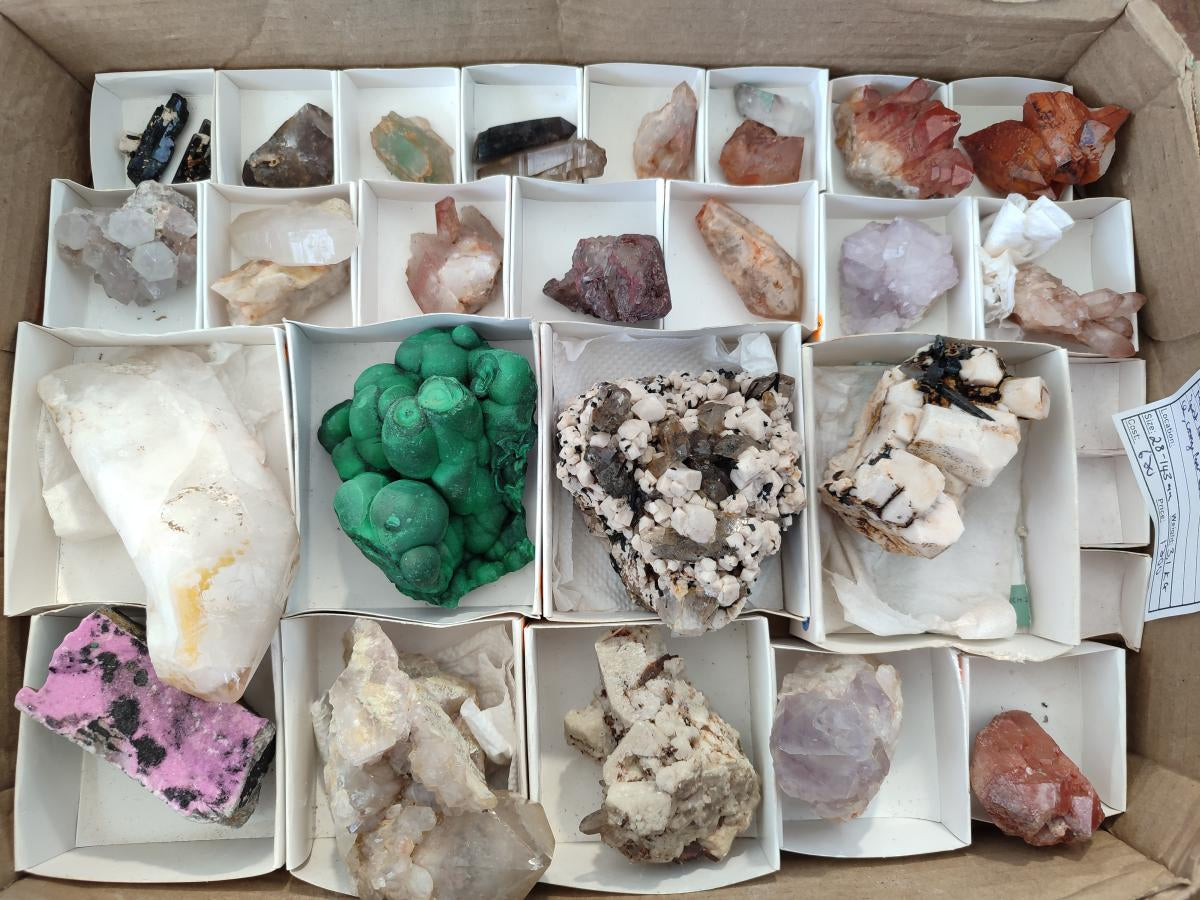 Natural Mix Of Multi Mineral Specimens x 28 From Southern Africa