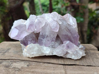 Natural Jacaranda Amethyst Crystal Clusters x 2 From Mumbwa, Zambia