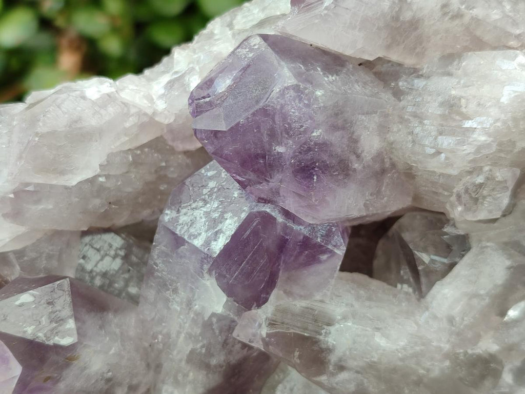 Natural Jacaranda Amethyst Crystal Clusters x 2 From Mumbwa, Zambia