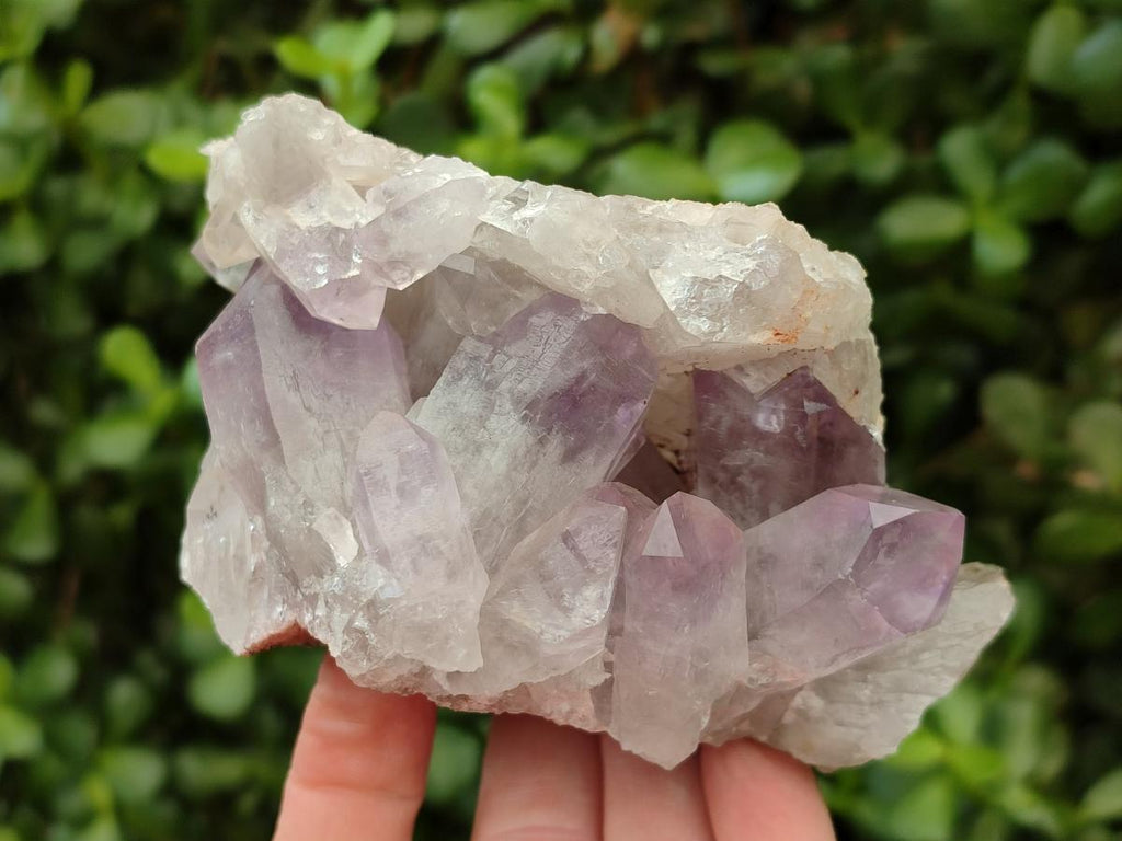 Natural Jacaranda Amethyst Crystal Clusters x 2 From Mumbwa, Zambia