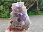 Natural Jacaranda Amethyst Crystal Clusters x 2 From Mumbwa, Zambia