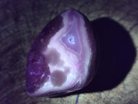 Polished Blue Lace Agate Standing Free Forms x 6 From Nsanje, Malawi