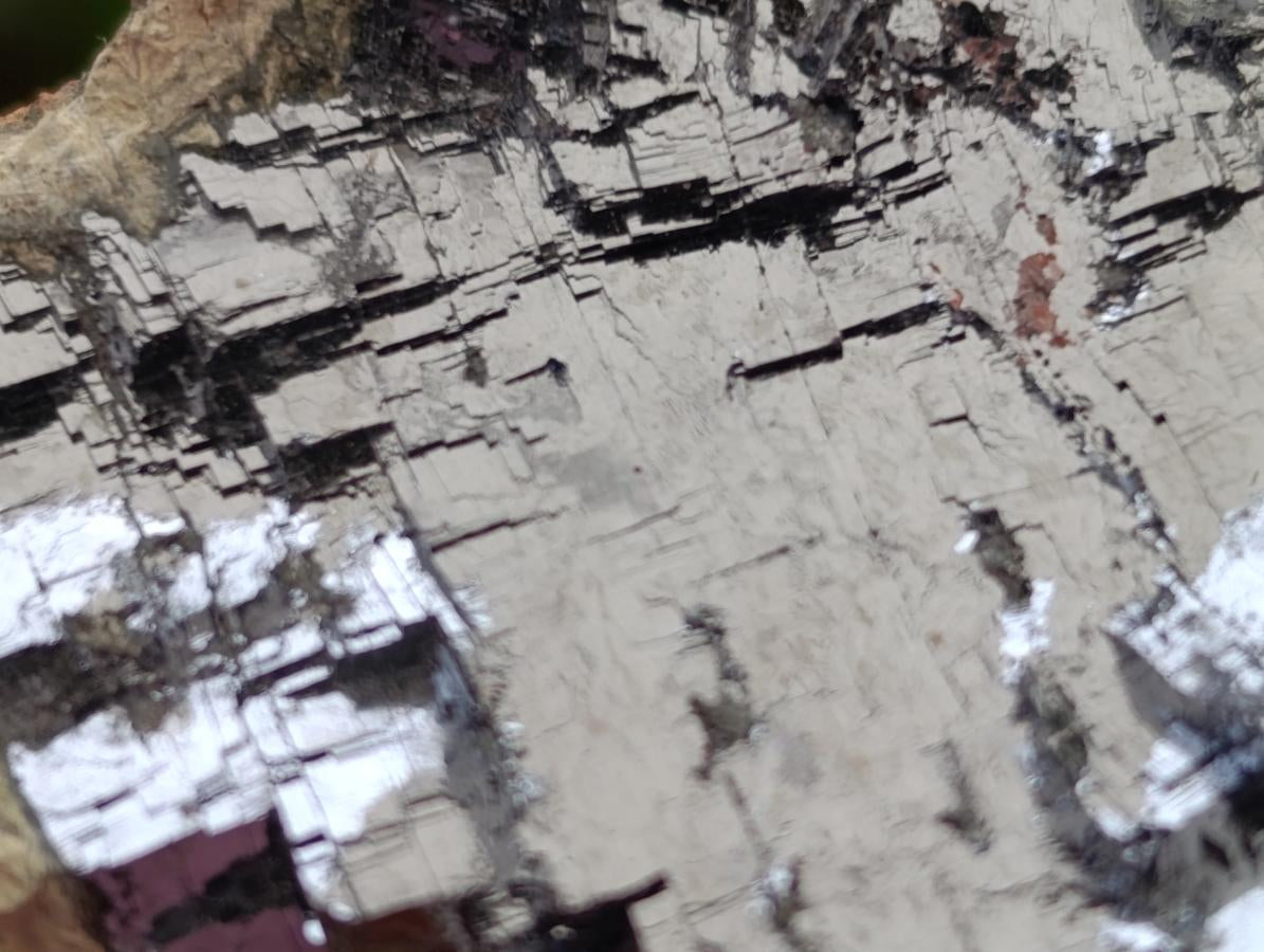 Natural Bright Silver Lead Galena Cobbed Specimens x 9 From Kaokoveld, Namibia