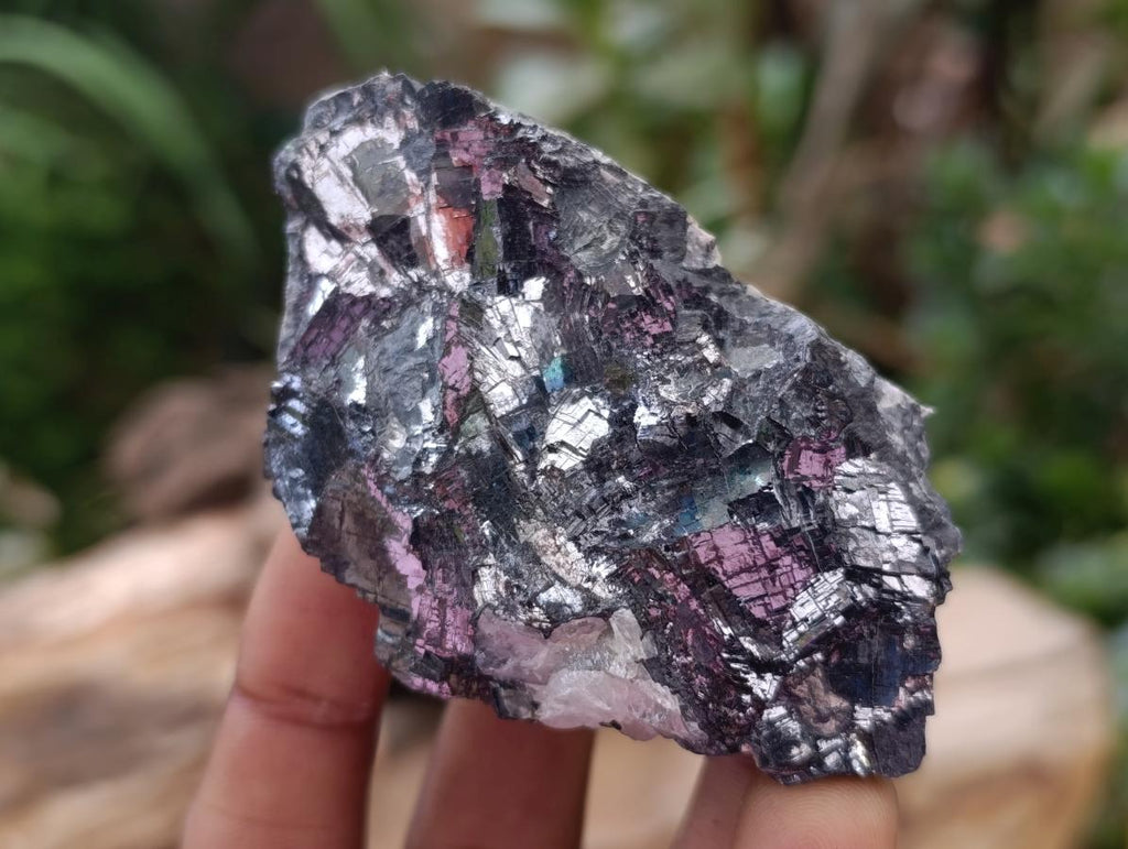 Natural Bright Silver Lead Galena Cobbed Specimens x 9 From Kaokoveld, Namibia