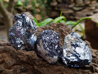 Natural Bright Silver Lead Galena Cobbed Specimens x 9 From Kaokoveld, Namibia