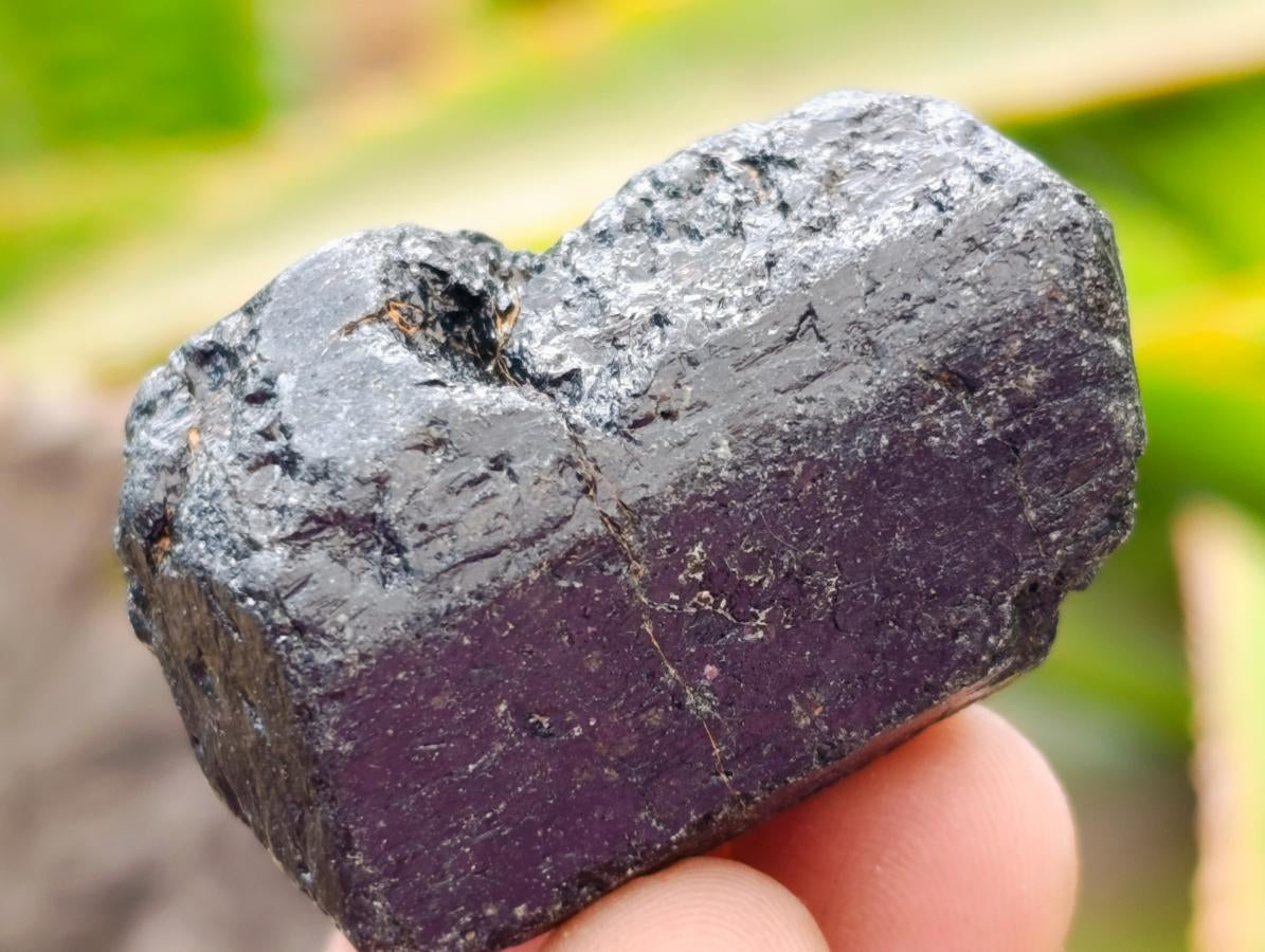 Natural Black Tourmaline Specimens x 35 From Zimbabwe