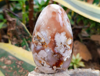 Polished Flower Agate Standing Free Forms x 6 From Antsahalova, Madagascar
