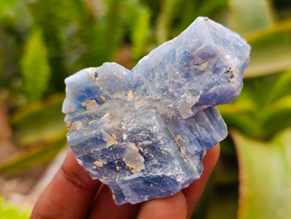 Natural Sky Blue Calcite Specimens x 35 From Namibia