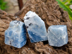 Natural Sky Blue Calcite Specimens x 35 From Namibia