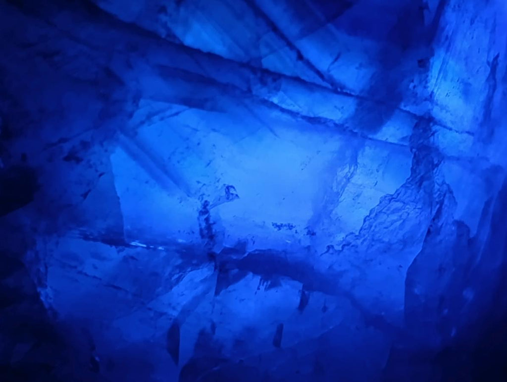 Polished On One Side Watermelon Fluorite Slice x 1 From Uis, Namibia