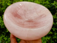 Polished Gemmy Rose Quartz Bowl x 1 From Madagascar