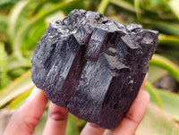Natural Schorl Black Tourmaline Specimens x 2 From Erongo, Namibia