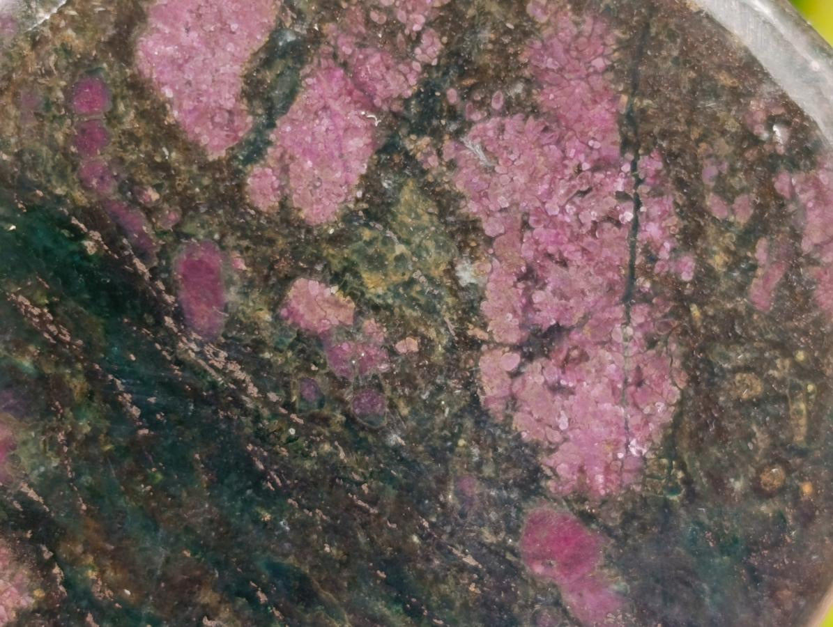 Polished Verdite Standing Free Forms x 3 From Zimbabwe