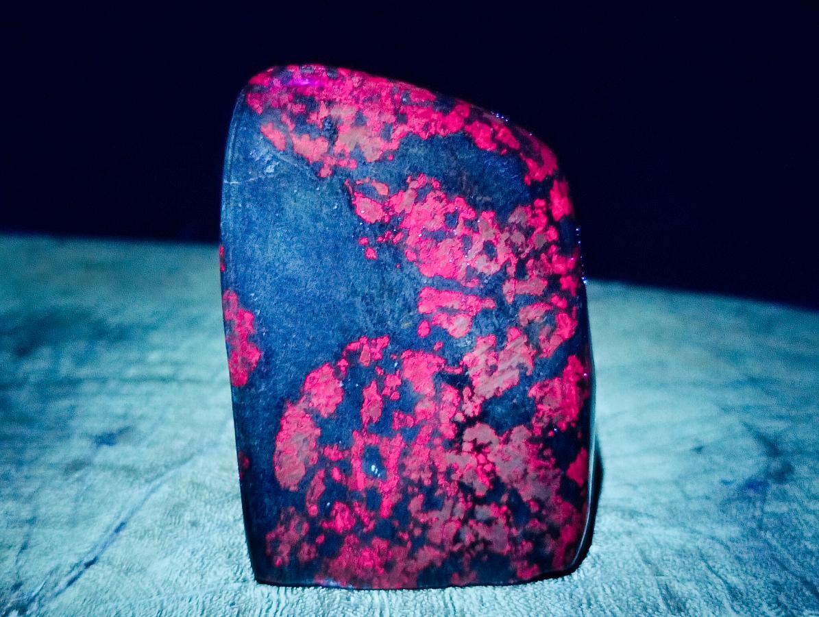 Polished Verdite Standing Free Forms x 3 From Zimbabwe