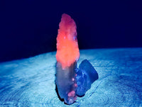 Natural Drusy Quartz Coated Spearhead Calcite Specimens x 20 From Albert's Mountain, Lesotho