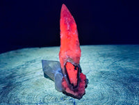 Natural Drusy Quartz Coated Spearhead Calcite Specimens x 20 From Albert's Mountain, Lesotho