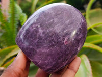 Polished Lepidolite Standing Free Forms x 6 From Madagascar