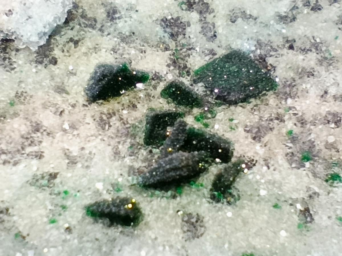 Natural Drusy Coated Chrysocolla On Dolomite Specimens x 2 From Lupoto Mine, Congo