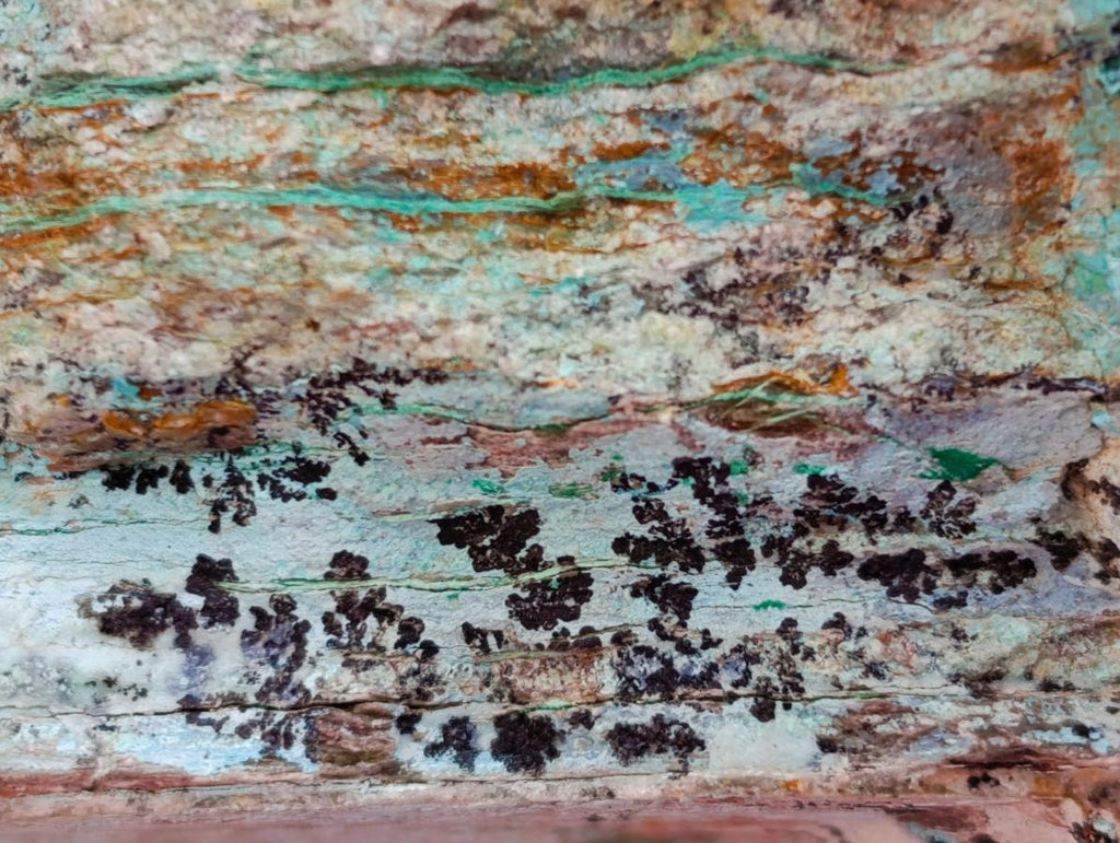 Natural Drusy Coated Chrysocolla On Dolomite Specimens x 2 From Lupoto Mine, Congo