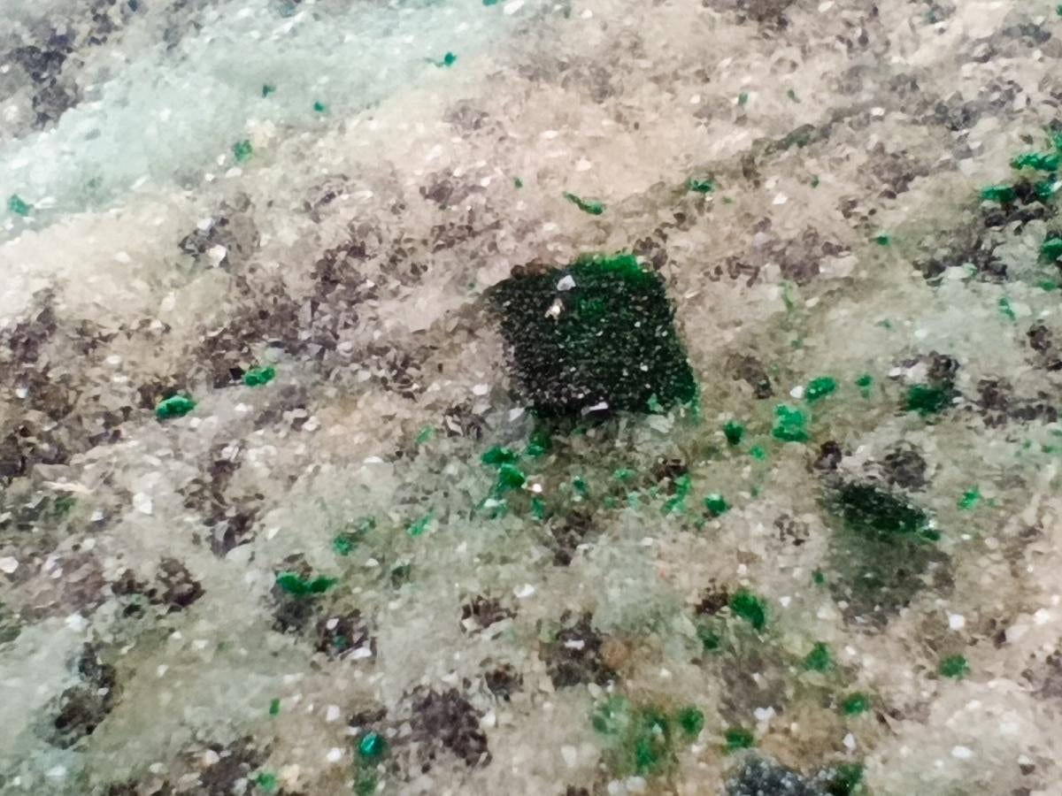 Natural Drusy Coated Chrysocolla On Dolomite Specimens x 2 From Lupoto Mine, Congo