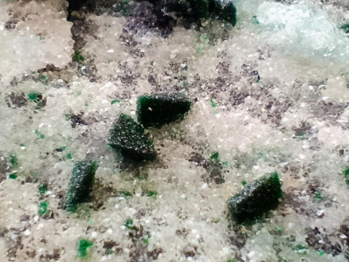 Natural Drusy Coated Chrysocolla On Dolomite Specimens x 2 From Lupoto Mine, Congo