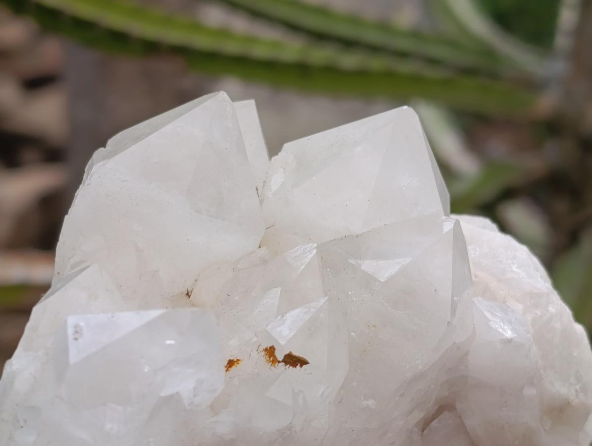 Natural Etched Terminated Candle Quartz Clusters x 3 From Antsirabe, Madagascar