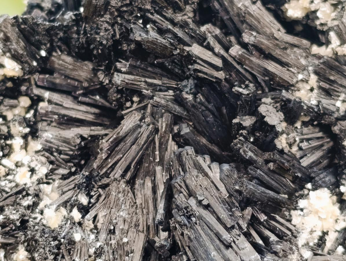 Natural Schorl Black Tourmaline With Vermiculite x 1 From Erongo, Namibia