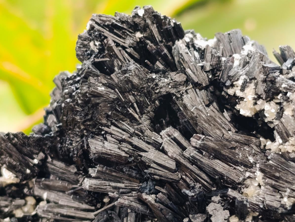 Natural Schorl Black Tourmaline With Vermiculite x 1 From Erongo, Namibia
