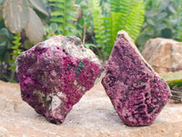 Natural Salrose Cobaltion Dolomite Specimens x 6 From Kakanda, Congo