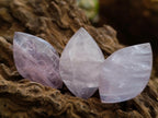 Polished Gemmy Rose Quartz Oval Free Forms x 35 From Madagascar