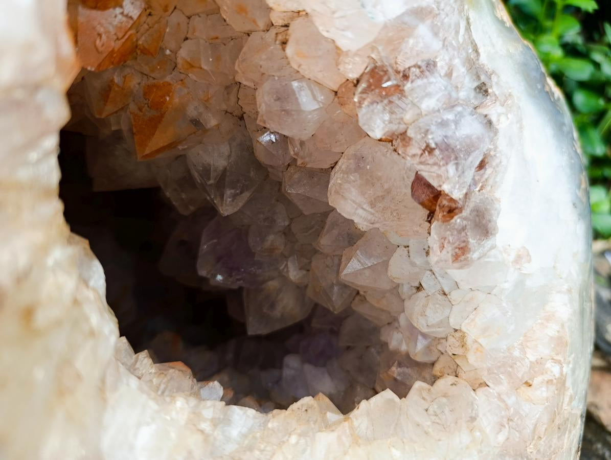 Polished XXL Agate Crystalline Centred Geode x 1 From Madagascar