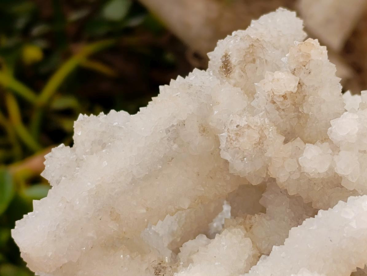 Natural Large Drusy Snow Finger Cluster x 1 From Albert's Mountain, Lesotho